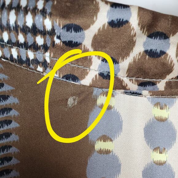 Alembika Button Up Tunic Top Size 1 US 6-8 Pistachio Long Sleeve Blouse READ DES - Picture 4 of 15